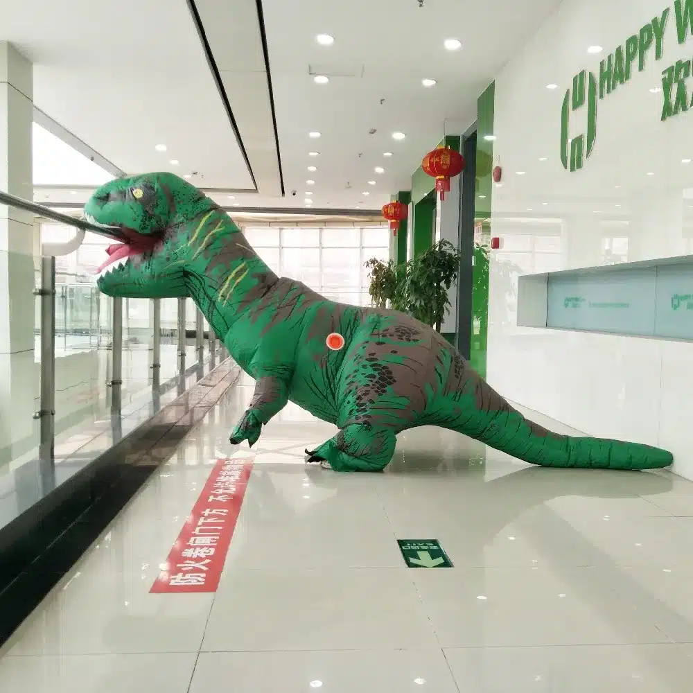 Dinosaurus T REX maskott täiskasvanutele | kujundav pilt e-kaubamaja pildikogust