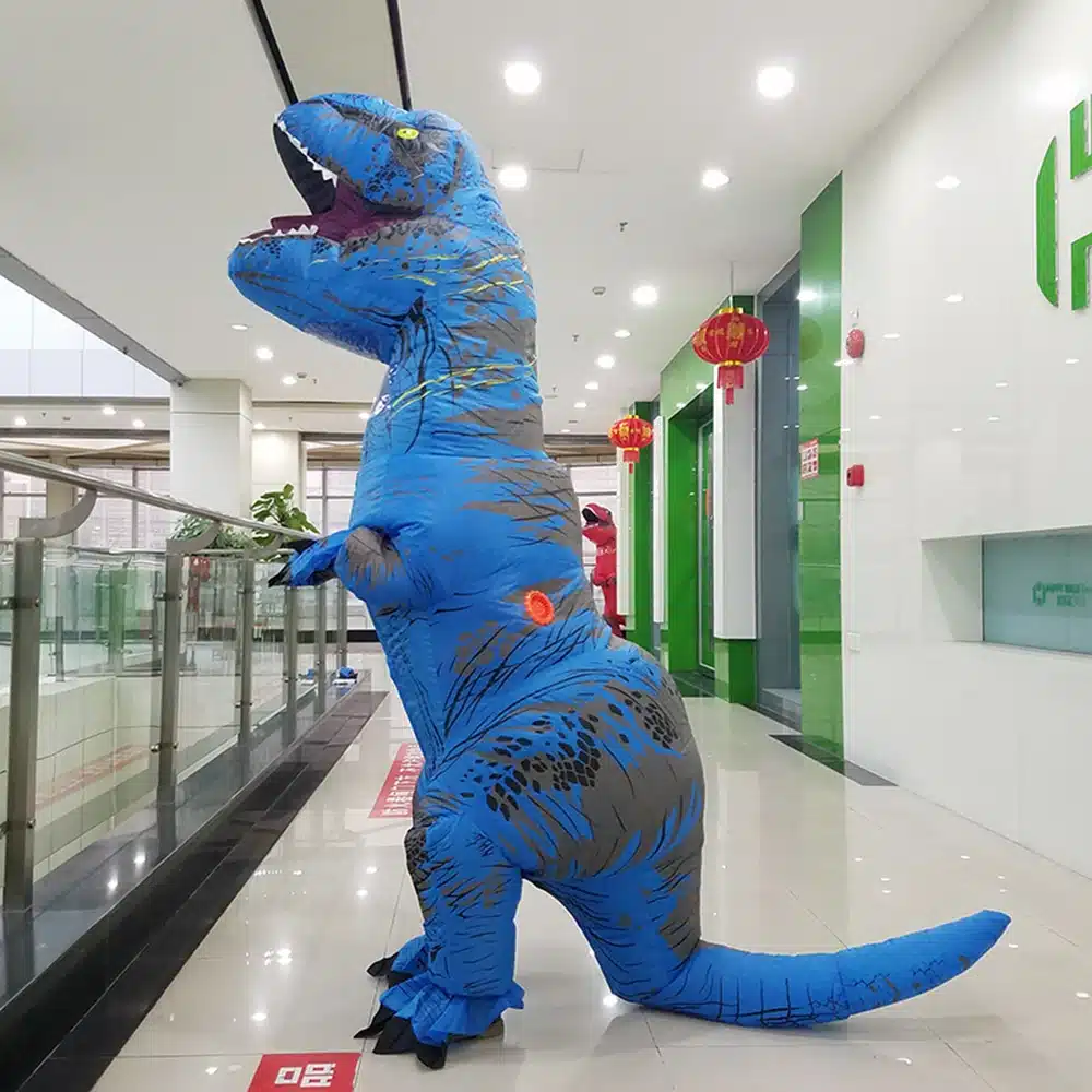 Dinosaurus T REX maskott täiskasvanutele | kujundav pilt e-kaubamaja pildikogust