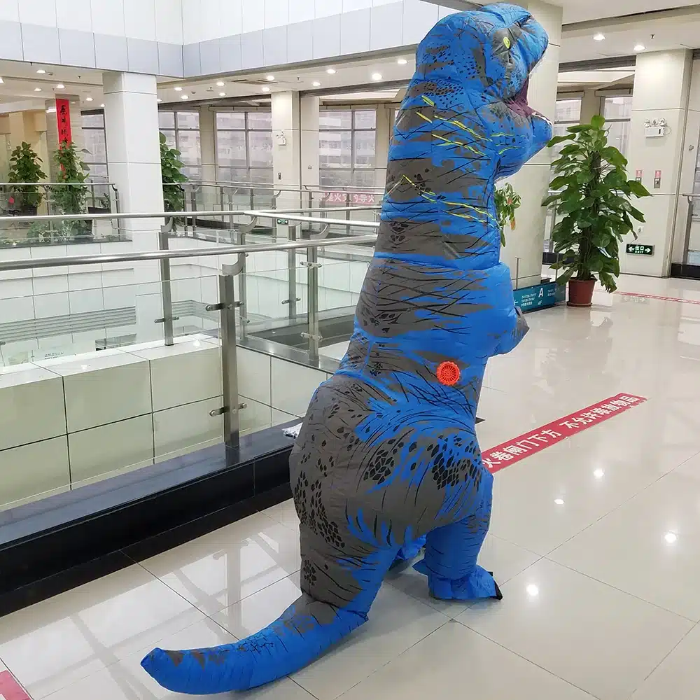 Dinosaurus T REX maskott täiskasvanutele | kujundav pilt e-kaubamaja pildikogust