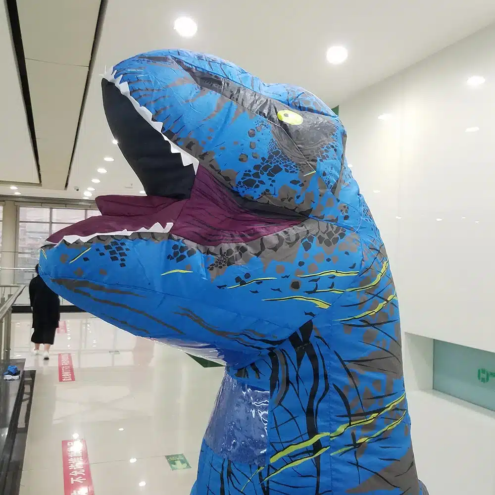 Dinosaurus T REX maskott täiskasvanutele | kujundav pilt e-kaubamaja pildikogust