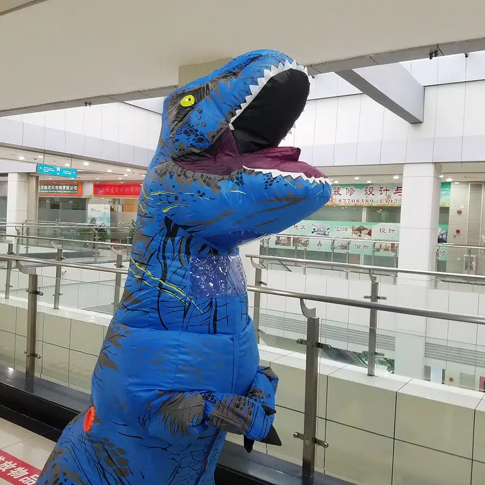 Dinosaurus T REX maskott täiskasvanutele | kujundav pilt e-kaubamaja pildikogust