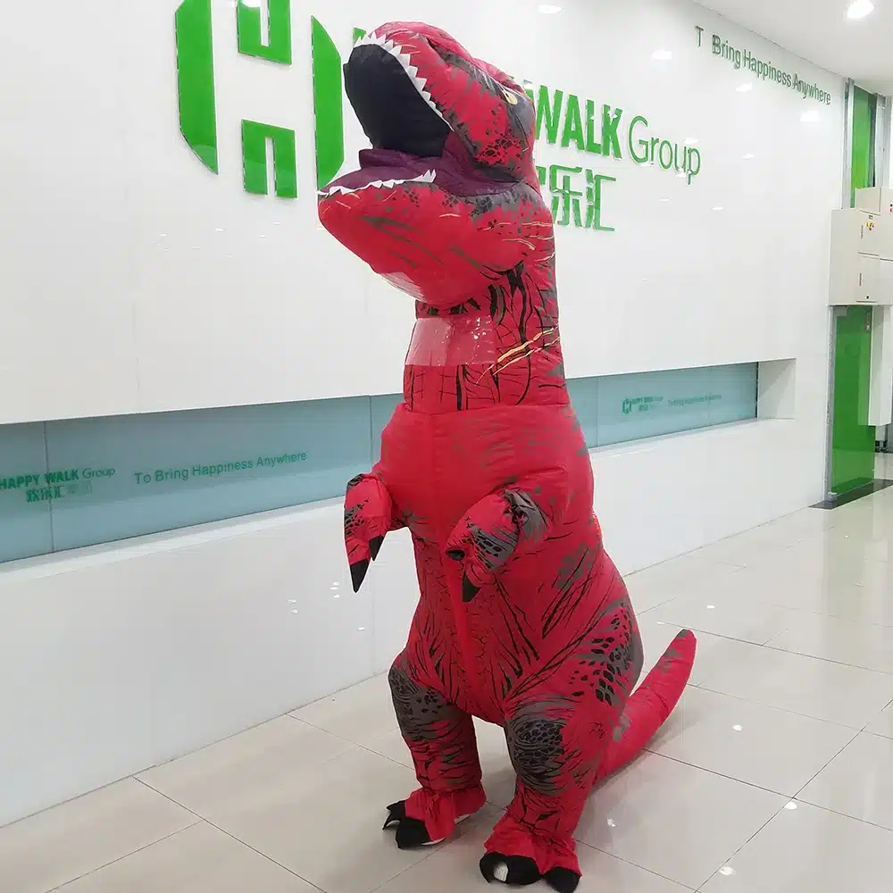 Dinosaurus T REX maskott täiskasvanutele | kujundav pilt e-kaubamaja pildikogust