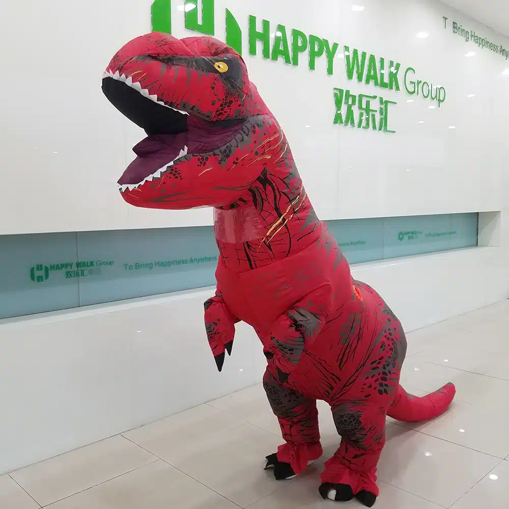 Dinosaurus T REX maskott täiskasvanutele | kujundav pilt e-kaubamaja pildikogust