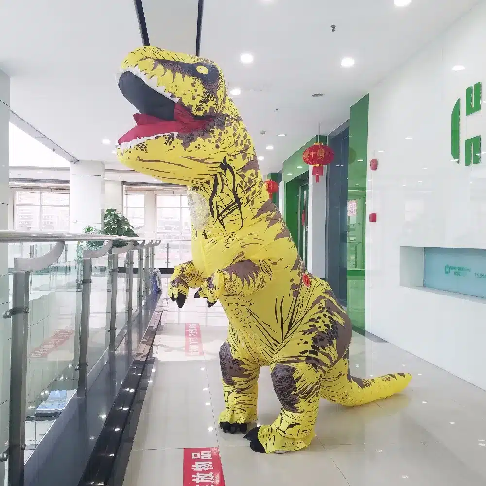 Dinosaurus T REX maskott täiskasvanutele | kujundav pilt e-kaubamaja pildikogust