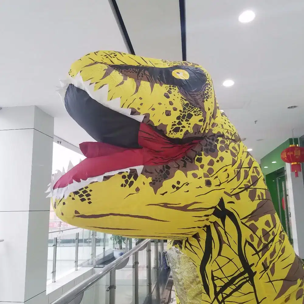 Dinosaurus T REX maskott täiskasvanutele | kujundav pilt e-kaubamaja pildikogust