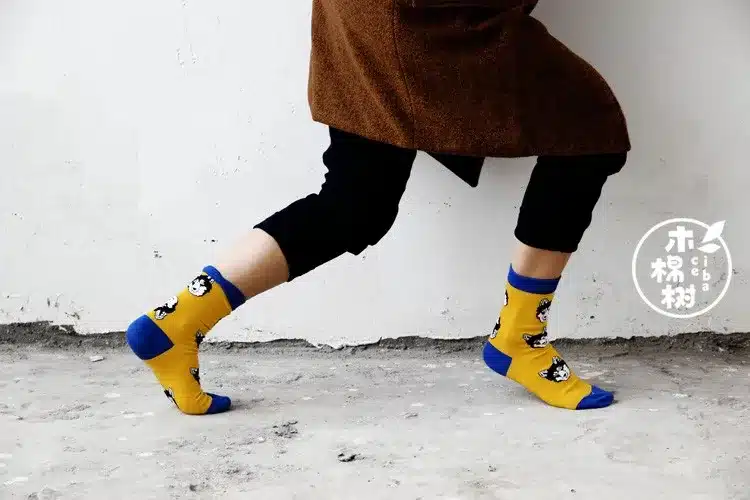 Foot 22-27cm Lovely Daily Animal Weel Socks Watermelon Dachshund Beagle Lion Farm Bull Terrier Elephant Fox Pill Fruit Dog Combo 15