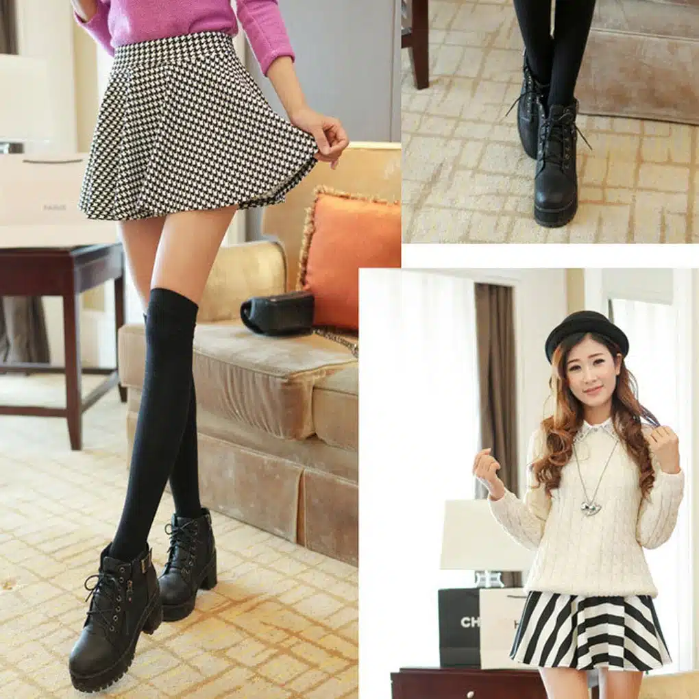 New Sexy Girl's Pantyhose Design Pattern Printed Tattoo Stockings Cat shape 20 Style Sheer Pantyhose Mock Stockings Tights 90cm 13