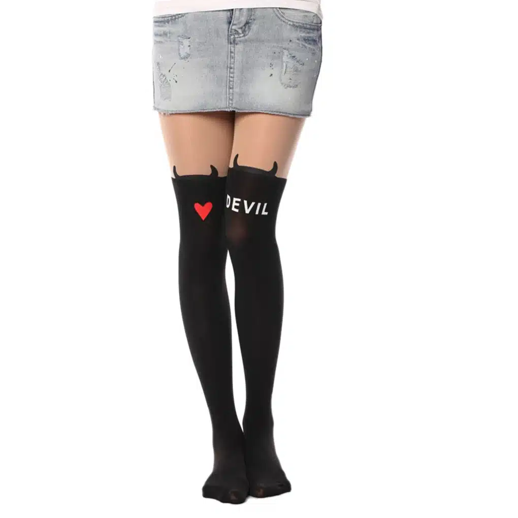 New Sexy Girl's Pantyhose Design Pattern Printed Tattoo Stockings Cat shape 20 Style Sheer Pantyhose Mock Stockings Tights 90cm 25