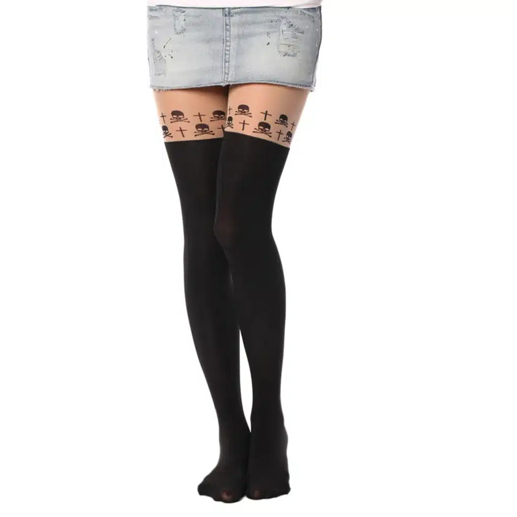 New Sexy Girl's Pantyhose Design Pattern Printed Tattoo Stockings Cat shape 20 Style Sheer Pantyhose Mock Stockings Tights 90cm 28