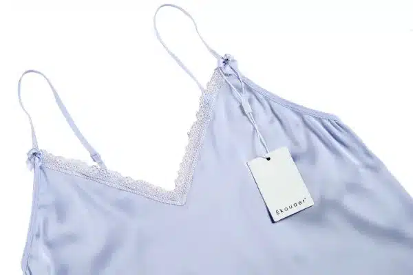 Ekouaer Women Clothes for Summer Shorts Sets V-Neck Sleepwear Satin Pajama women's Pajamas Spaghetti Strap Lace Sexy Pajama Set 31