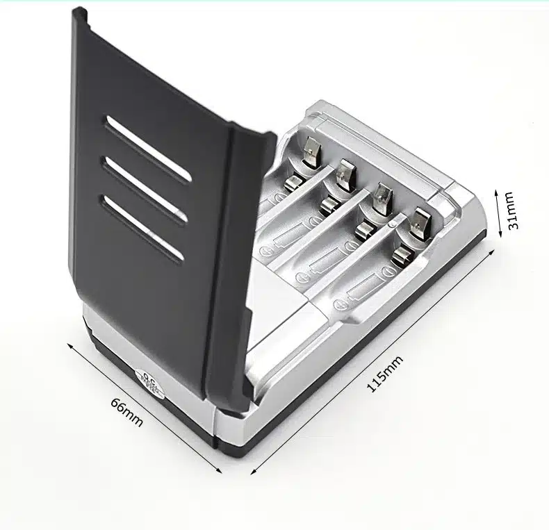 LCD Display With 4 Slots Smart Intelligent Battery Charger For AA / AAA NiCd NiMh Rechargeable Batteries 24