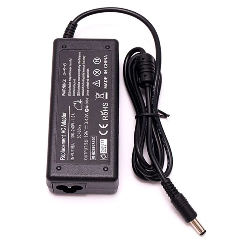 19V 3.42A 5.5X2.5mm Laptop Charger AC Adapter Power Supply For Acer Asus laptop A43E X43BU S-7200 SADP-65KB Portable Charger 6