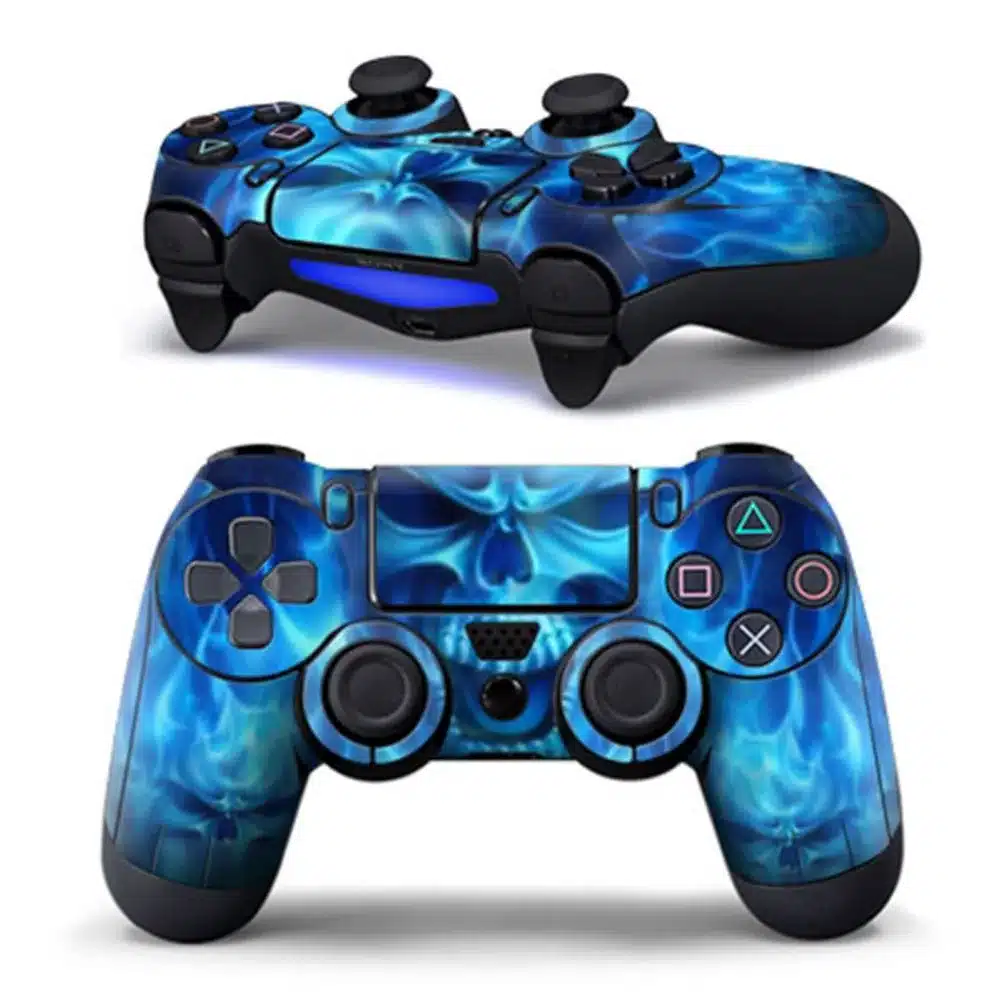 2 Wireless Remote Controller Skins +1Set Game Console Skin Waterproof Controller Skin for PS4 Sticker for Sony PlayStation 4 11