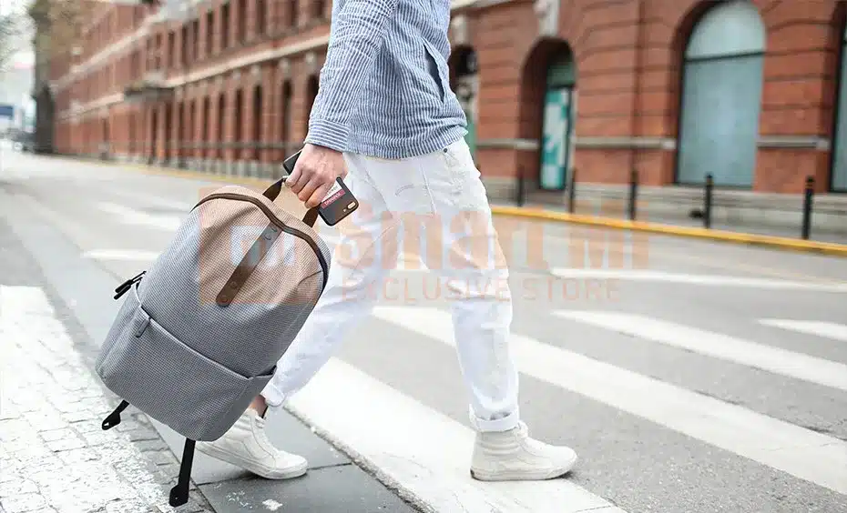 100% Original Xiaomi Fashion School Backpack 600D Polyester Durable Waterproof Suit For 15.6 Inch Laptop Computer 14