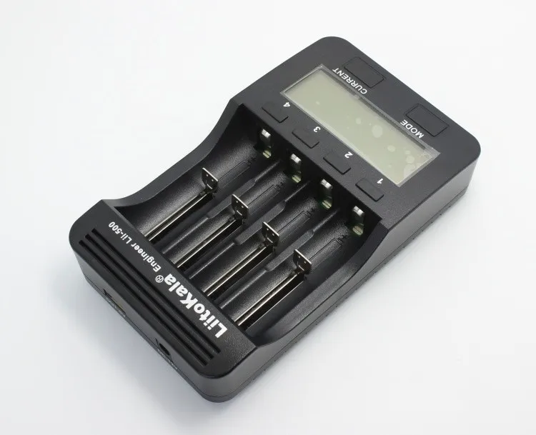 Liitokala lii - 500 LED display charger for 1.2 V / 3 V / 3.7 V / 4.25V 18650/26650/18350/16340/18500/AA/AAA lii-500 rechargea 10
