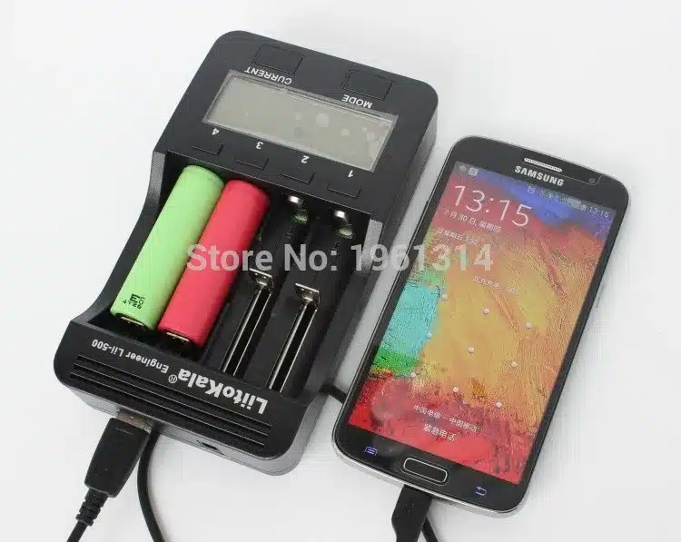 Liitokala lii - 500 LED display charger for 1.2 V / 3 V / 3.7 V / 4.25V 18650/26650/18350/16340/18500/AA/AAA lii-500 rechargea 12
