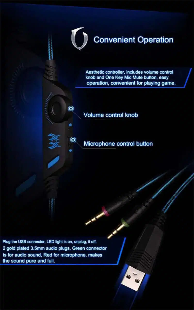 Best Computer Wire Gaming Headphone Gaming Headset Over Ear casque gamer Game Headphone With Microphone Mic for Computer PC 19
