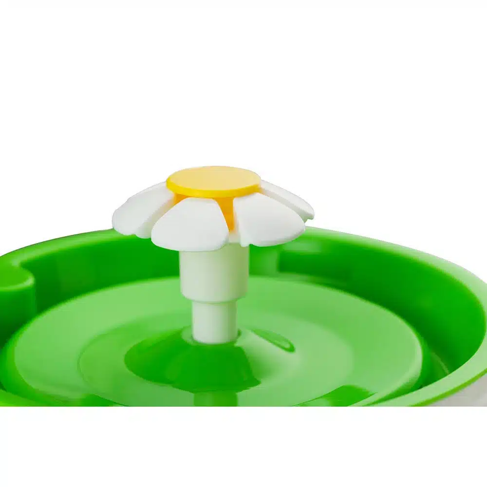 Fashion Automatic 1.6L Flower Style Dog Cat Kitten Water Drinking Pet Fountain Pet Bowl Drink Dish Filter Orange/Blue/Green 19