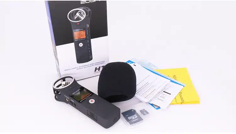 Ulanzi ZOOM H1 Handy Recorder Digital camera Audio Recorder Stereo Microphone for Interview SLR Recording Microphone Pen Handy 22