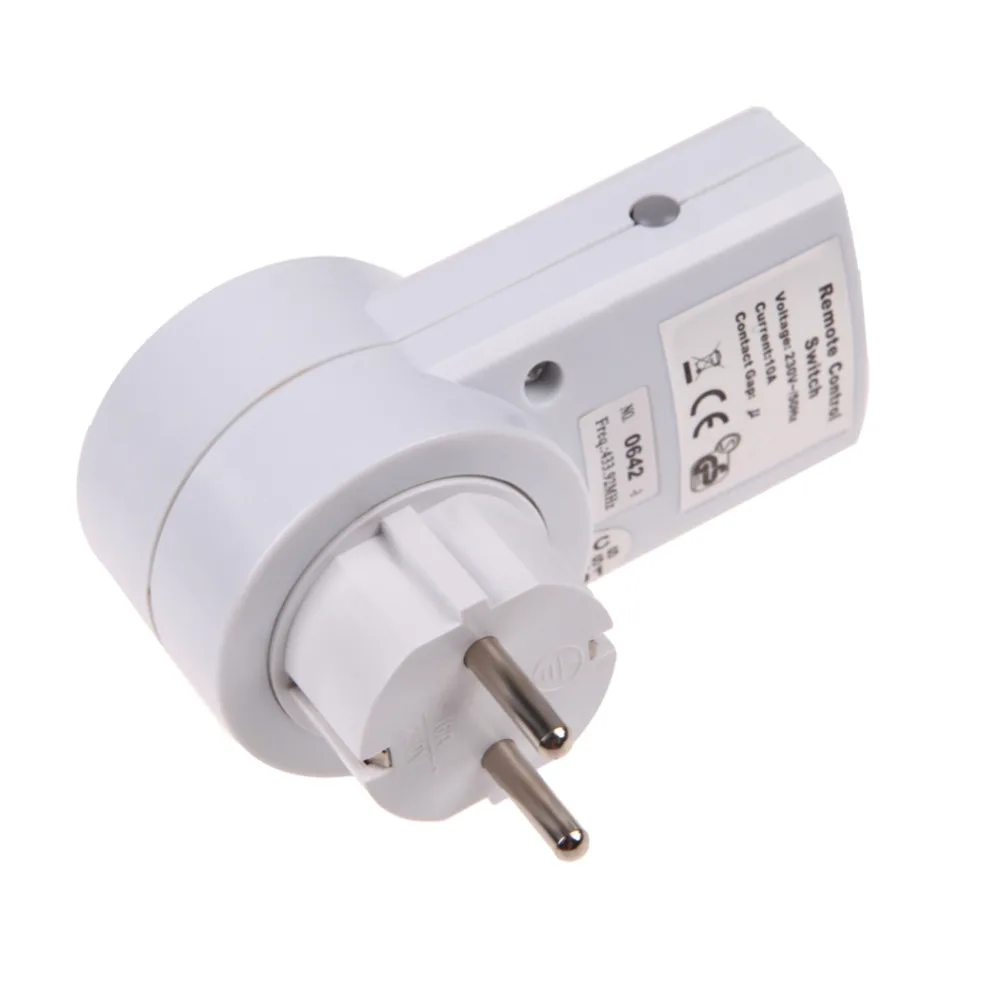 High Quality EU/US 3 Pack Wireless Remote Control Power Outlet Light Switch Plug Socket Smart Home Remote Switcher Outlet Socket 17