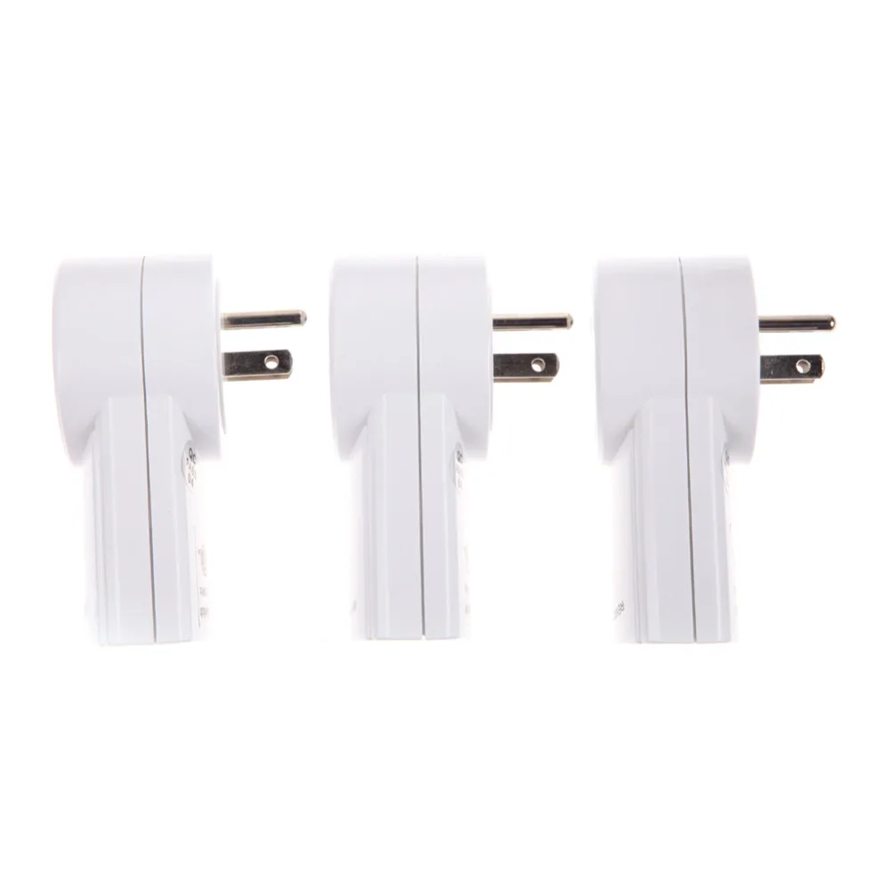 High Quality EU/US 3 Pack Wireless Remote Control Power Outlet Light Switch Plug Socket Smart Home Remote Switcher Outlet Socket 20