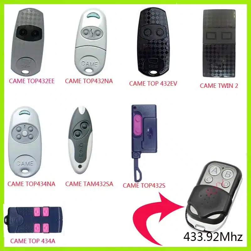Duplicator CAME TOP432NA , 433.92mhz remote control (with battery) 1