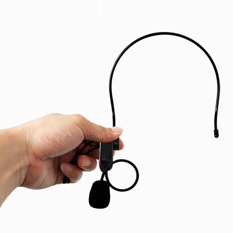 2.4G Wireless Microphone Speech Headset Megaphone Radio Mic For Loudspeaker Teaching Meeting Guide Mic With 6.5mm Adapter L3EF 18