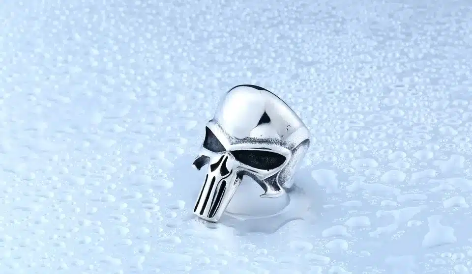 Beier new store 316L Stainless Steel men ring the Punisher skull ring punk biker fashion jewelry BR8-407 12