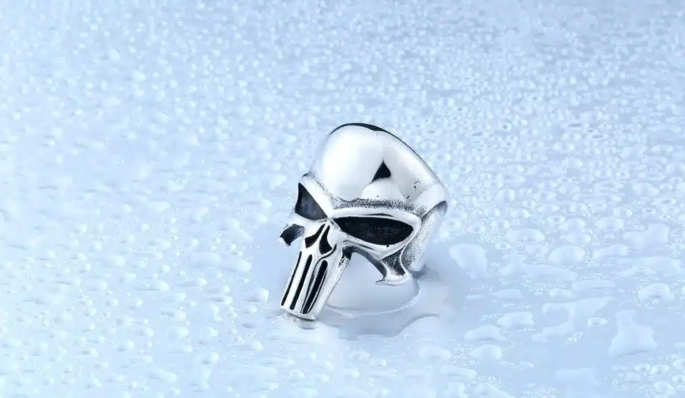 Beier new store 316L Stainless Steel men ring the Punisher skull ring punk biker fashion jewelry BR8-407 13