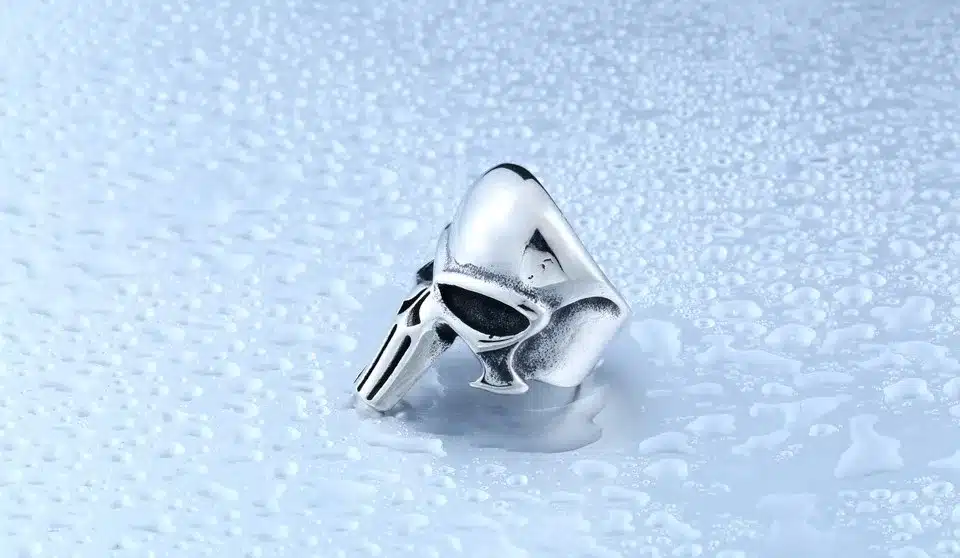 Beier new store 316L Stainless Steel men ring the Punisher skull ring punk biker fashion jewelry BR8-407 16
