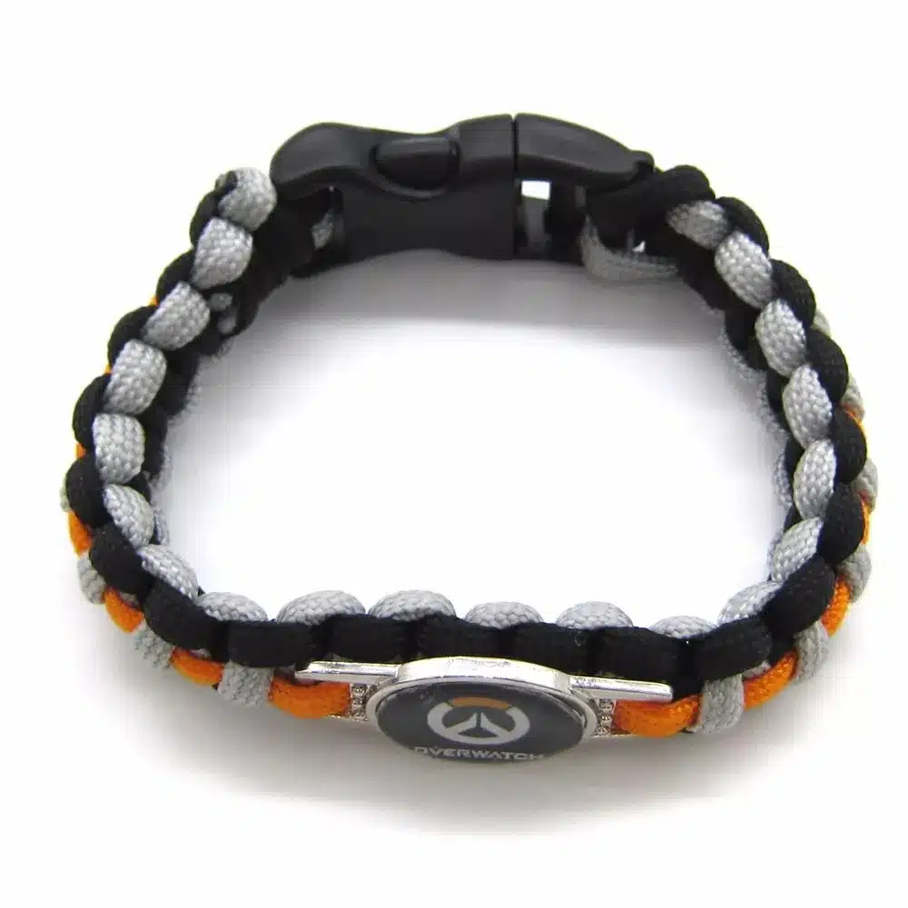 2017 New Arrival OW Paracord Bracelets Hot Game Rope Chain Fashion Handmade Jewelry for Women Men fans High Quality 13