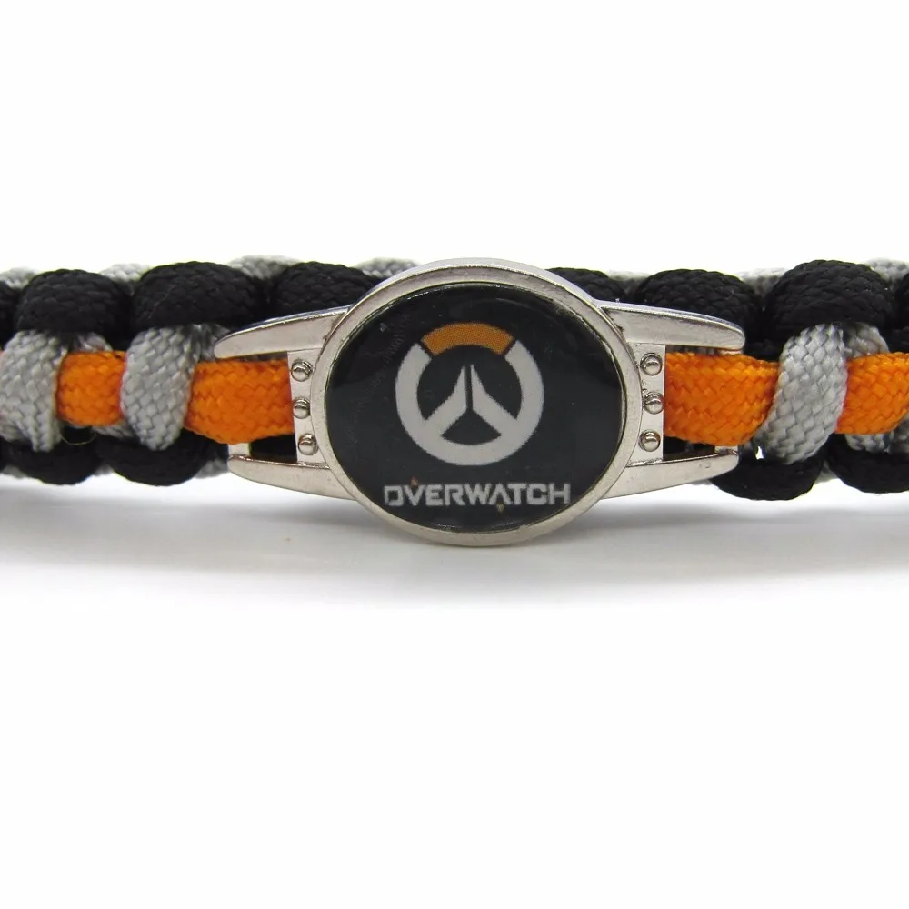 2017 New Arrival OW Paracord Bracelets Hot Game Rope Chain Fashion Handmade Jewelry for Women Men fans High Quality 14