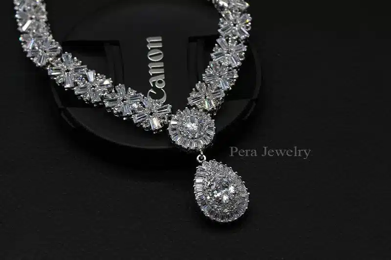 Pera CZ Classic Cubic Zirconia Gold Color Nigerian Wedding African Costume Big Statement Jewelry Set With Red Crystal Stone J060 31