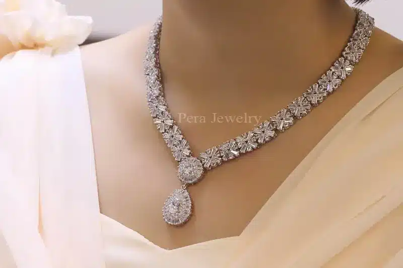 Pera CZ Classic Cubic Zirconia Gold Color Nigerian Wedding African Costume Big Statement Jewelry Set With Red Crystal Stone J060 35