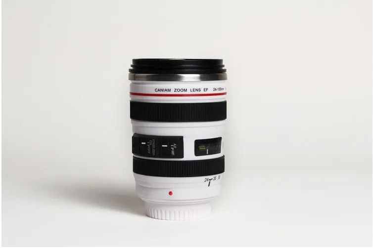 Free shipping coffee mug 24-105mm 1:1 camera lens SIX generation of creative emulation mug (with lid) 13