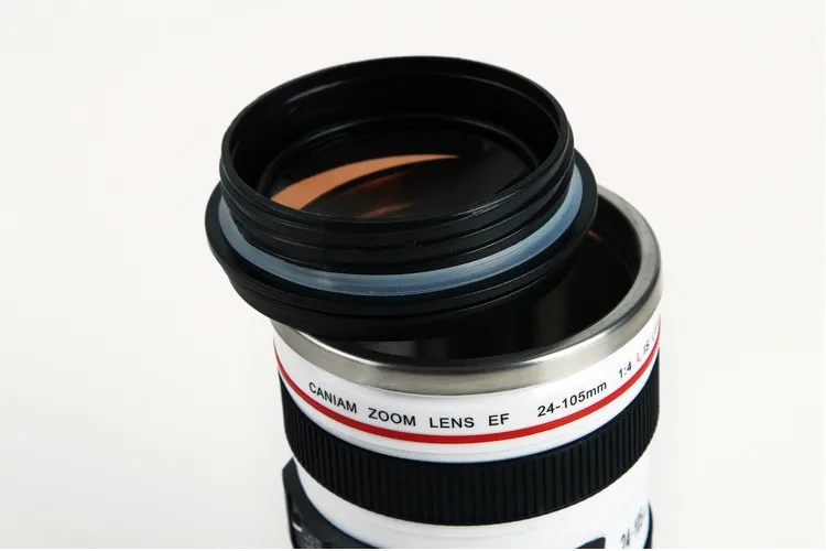 Free shipping coffee mug 24-105mm 1:1 camera lens SIX generation of creative emulation mug (with lid) 19