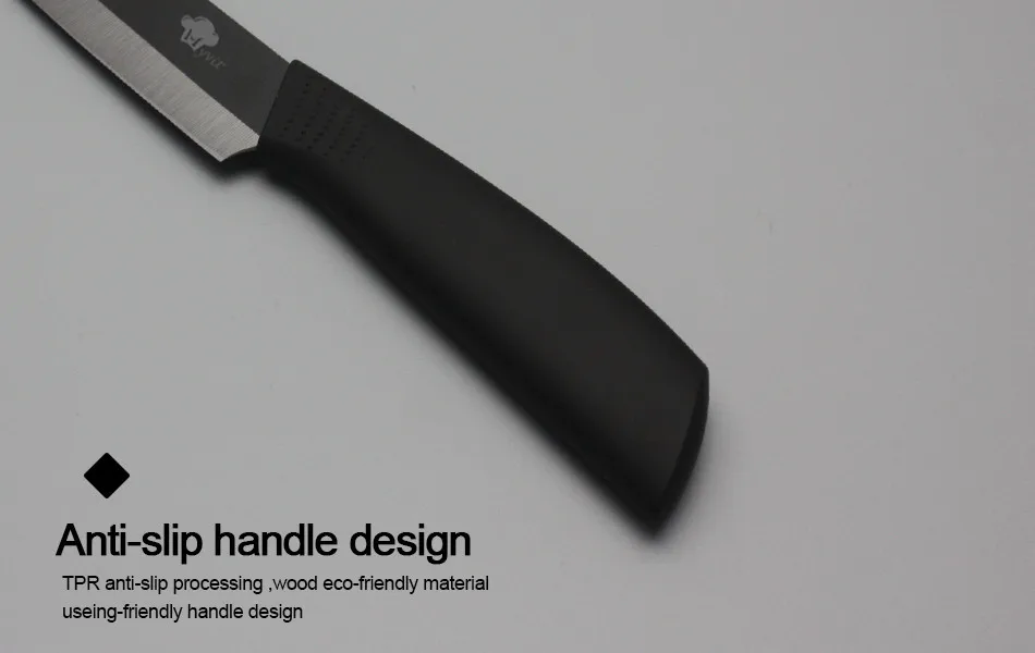 Kitchen Knives Cooking Set Ceramic Knife 3" 4" 5" 6" inch Zirconia Ceramic Black Blade Paring Fruit Vege Cooking Knife 14