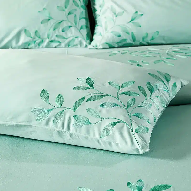 Luxury Tribute Silk Cotton Embroidery Luxury Bedding set Noble Palace Royal Bed set King Queen Size Duvet cover Bedsheet set 50