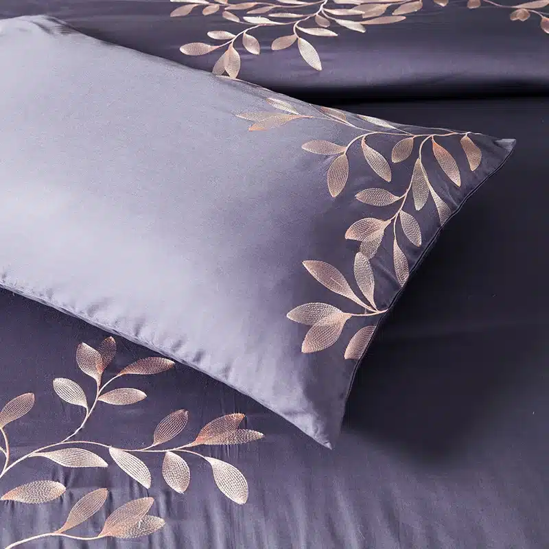 Luxury Tribute Silk Cotton Embroidery Luxury Bedding set Noble Palace Royal Bed set King Queen Size Duvet cover Bedsheet set 53