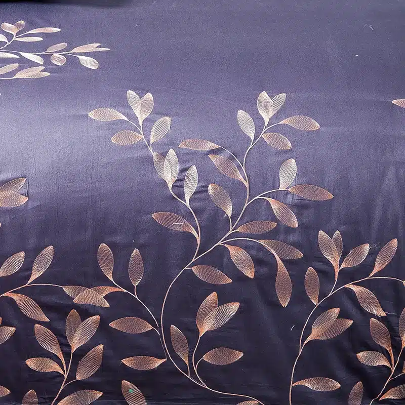 Luxury Tribute Silk Cotton Embroidery Luxury Bedding set Noble Palace Royal Bed set King Queen Size Duvet cover Bedsheet set 55