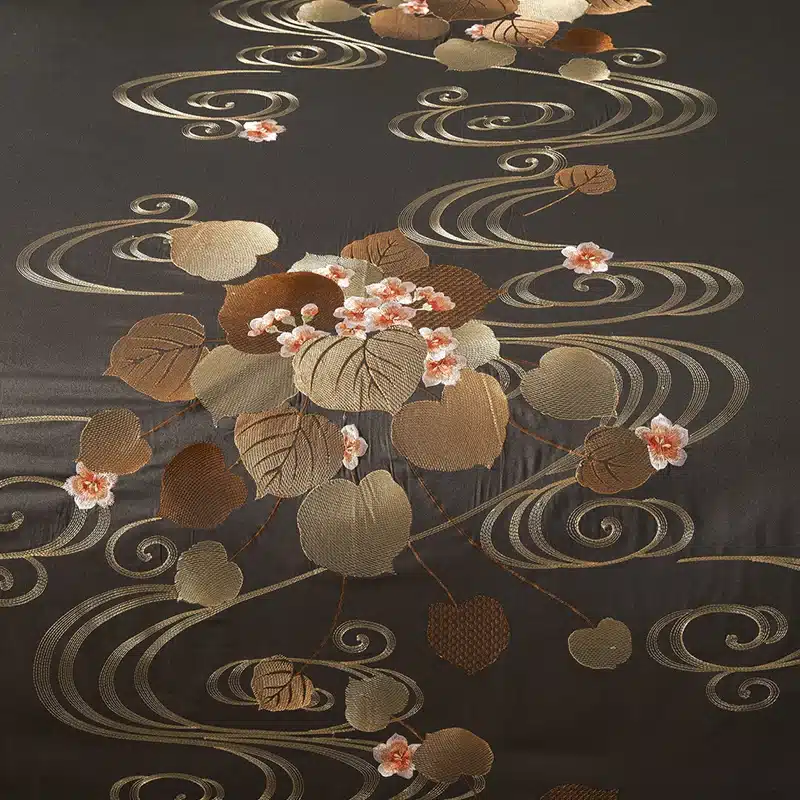 Luxury Tribute Silk Cotton Embroidery Luxury Bedding set Noble Palace Royal Bed set King Queen Size Duvet cover Bedsheet set 61