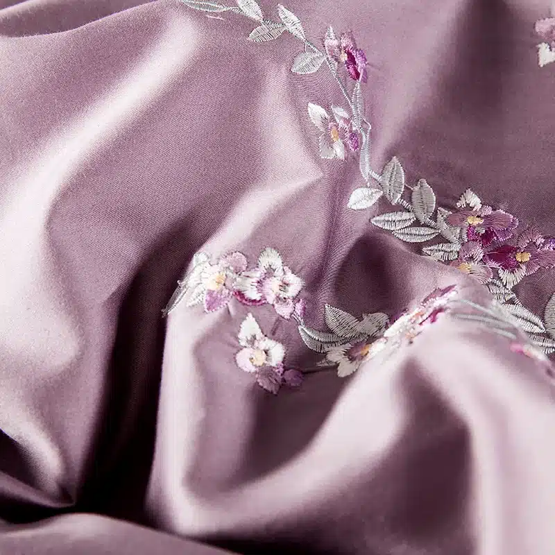Luxury Tribute Silk Cotton Embroidery Luxury Bedding set Noble Palace Royal Bed set King Queen Size Duvet cover Bedsheet set 101