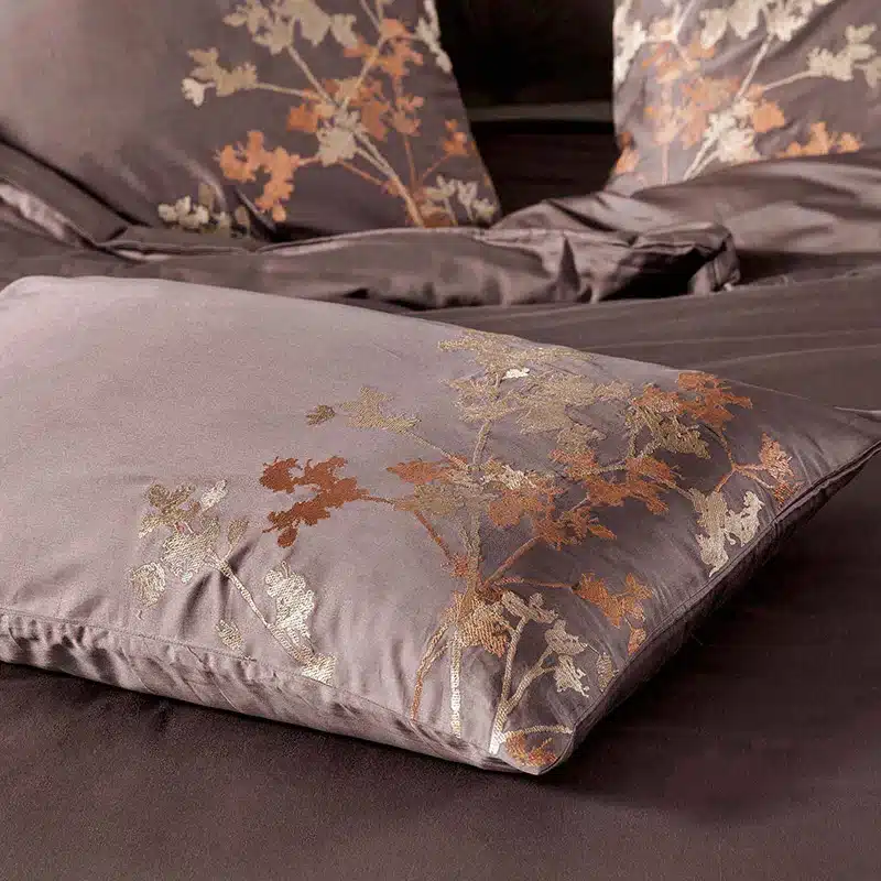 Luxury Tribute Silk Cotton Embroidery Luxury Bedding set Noble Palace Royal Bed set King Queen Size Duvet cover Bedsheet set 111