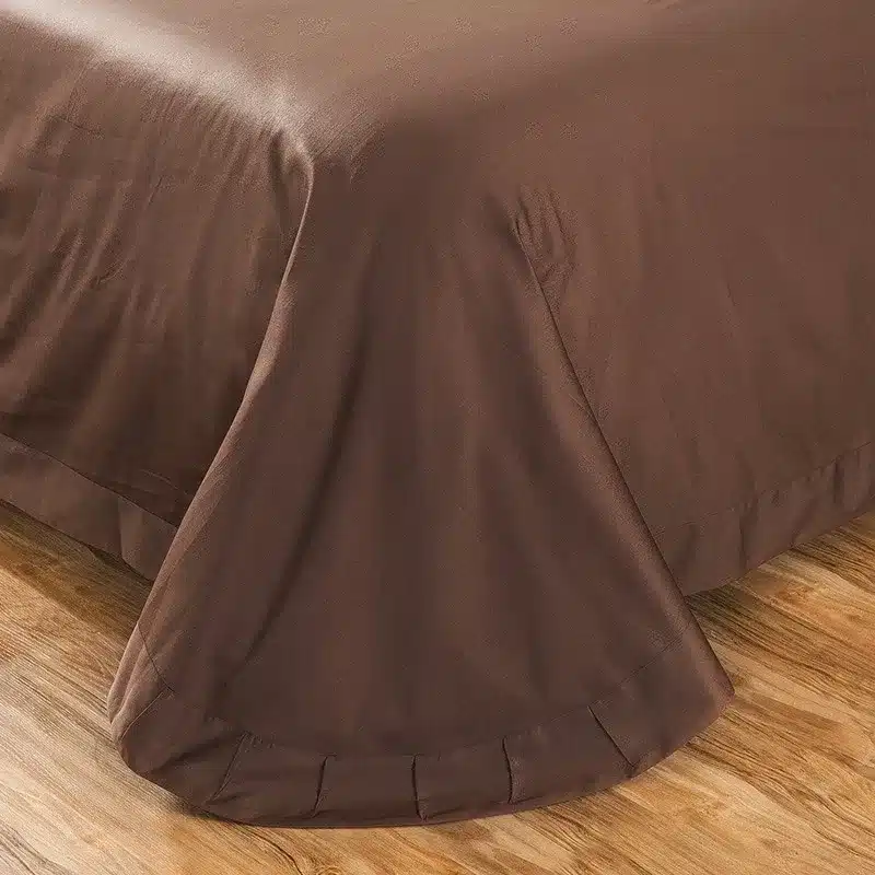 100% Egypt Cotton Coffee Bule Embroidery Luxury Oriental Bedding set King Queen size Bed set Duvet cover Bedsheet Pillowcases 18