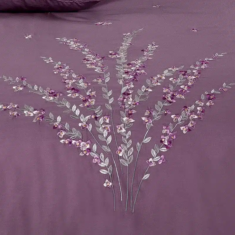 100% Egypt Cotton Coffee Bule Embroidery Luxury Oriental Bedding set King Queen size Bed set Duvet cover Bedsheet Pillowcases 96
