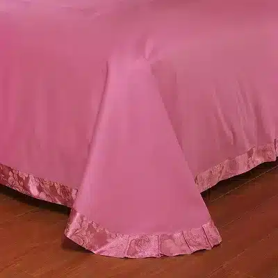 White Silver Color Jacquard Luxury Bedding sets 4/6 Pcs Queen/King size lace cotton Stain Bed set Bed linen Duvet cover pillow 103