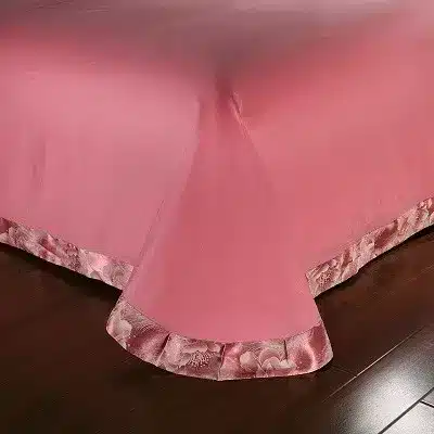 White Silver Color Jacquard Luxury Bedding sets 4/6 Pcs Queen/King size lace cotton Stain Bed set Bed linen Duvet cover pillow 135