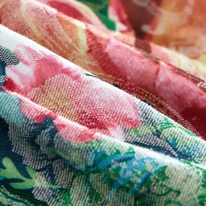 100% cotton bule jacquard floral luxury bedding sets queen king size duvet cover bed sheet set,bed set bed linen pillowcase 33