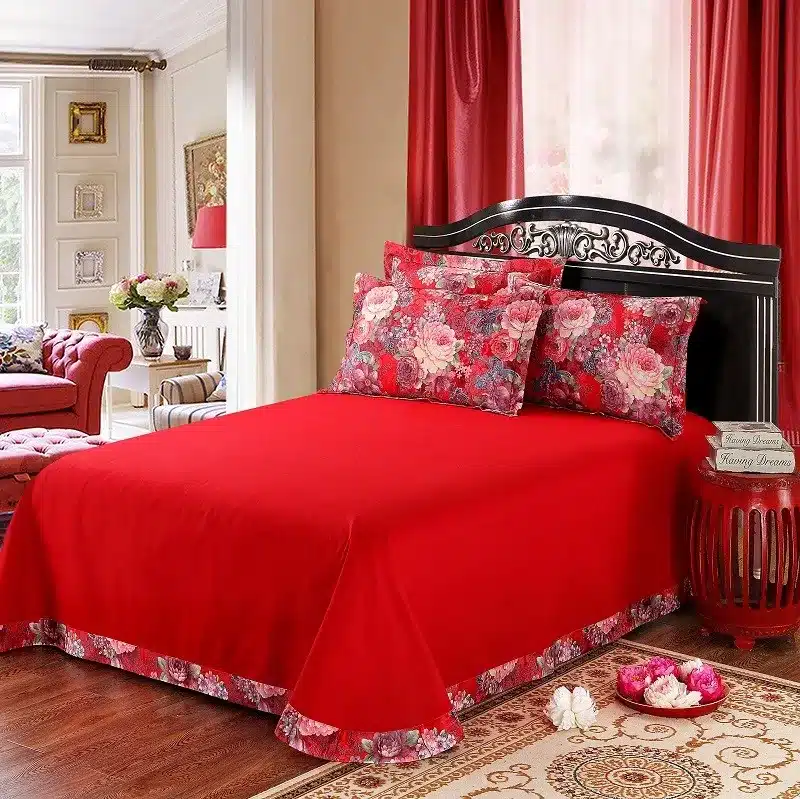 100% cotton bule jacquard floral luxury bedding sets queen king size duvet cover bed sheet set,bed set bed linen pillowcase 52