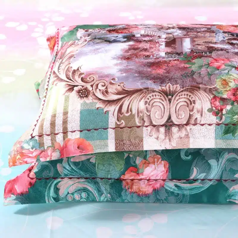 100% cotton bule jacquard floral luxury bedding sets queen king size duvet cover bed sheet set,bed set bed linen pillowcase 57